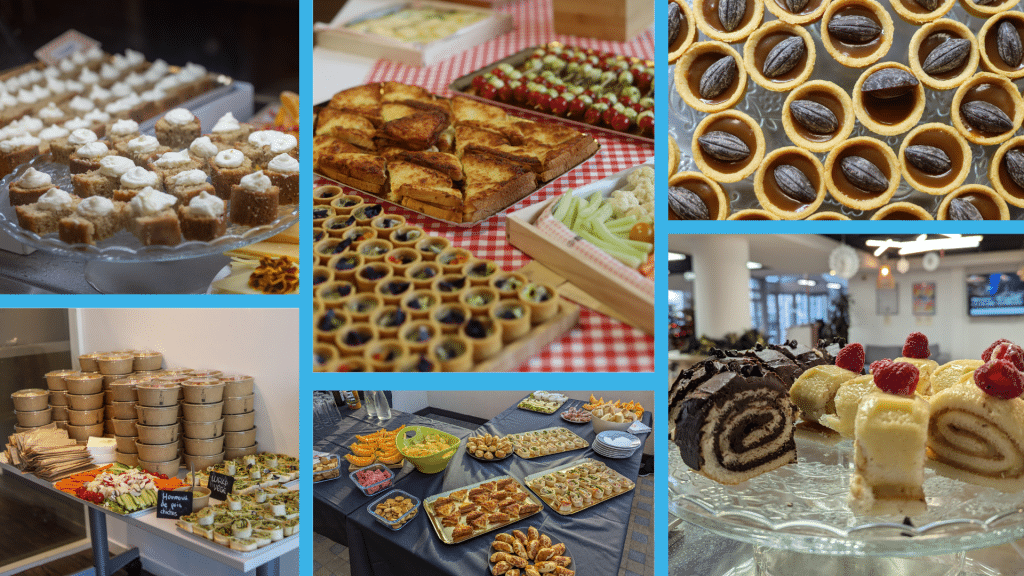 Traiteur d'entreprise à Colombes : des exemples de buffets salés et sucrés en photos
